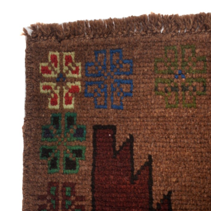 tribal wool floor rug, 