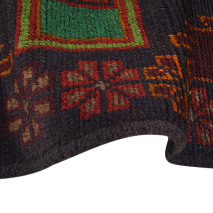 tribal design wool rug, handmade Afghan rug, 