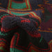 Baloch handcrafted rug, Afghan tribal wool carpet, 