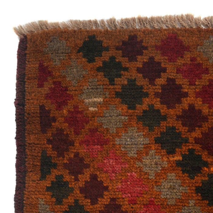  traditional wool floor rug, handmade Afghan carpet, 