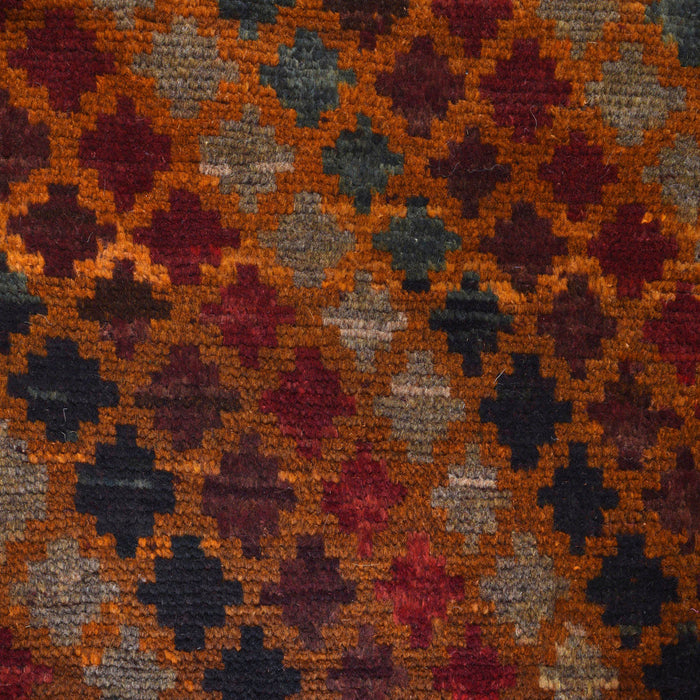 Afghan ethnic rug, boho tribal wool rug,