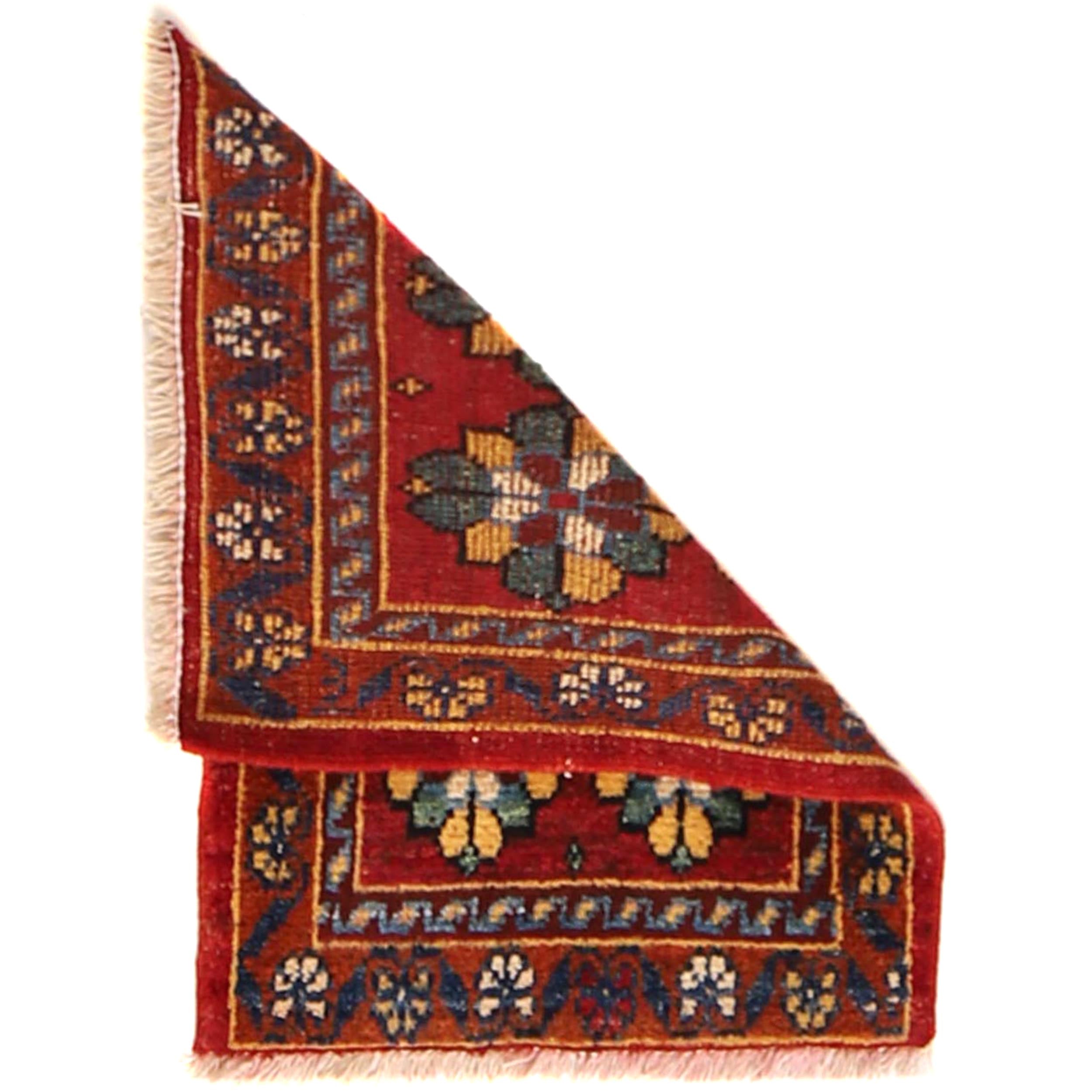 Soft Nomadic Wool Decorative Rug 1.9x1.4 ft