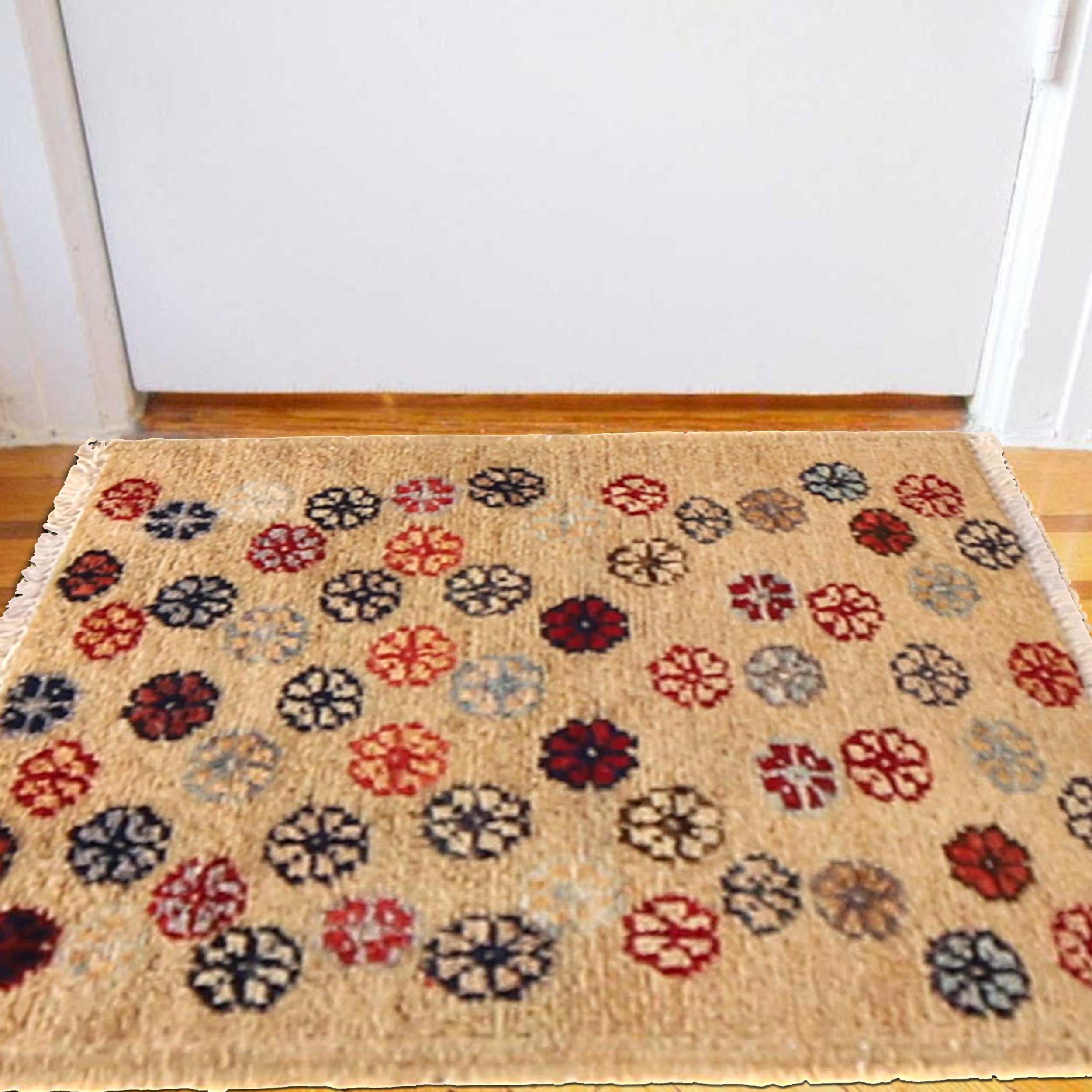 Afghan Woven Nomadic Door Mat 1.7x1.3 ft