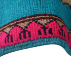 Afghan Map Cultural Motif Carpet 4.1x2.6 ft