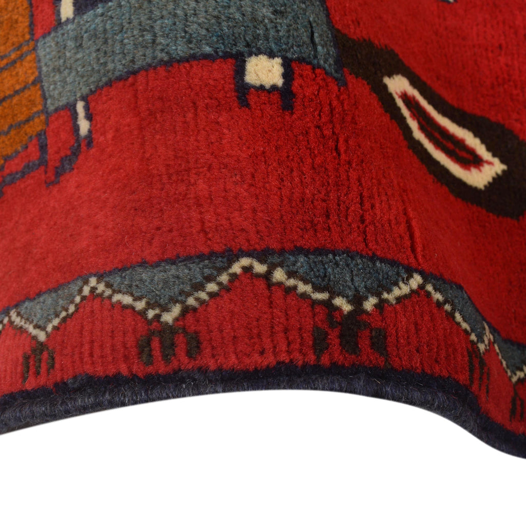 Afghan Collector Heritage War Rug 4.1x2.6 ft