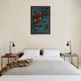 Artisan Handwoven War Carpet 4x2.8 ft