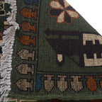 Afghan Symbolic Weapons Art Rug 4x2.7 ft