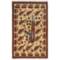 Vintage AK-47 Battle Symbol Carpet 2.9x2 ft