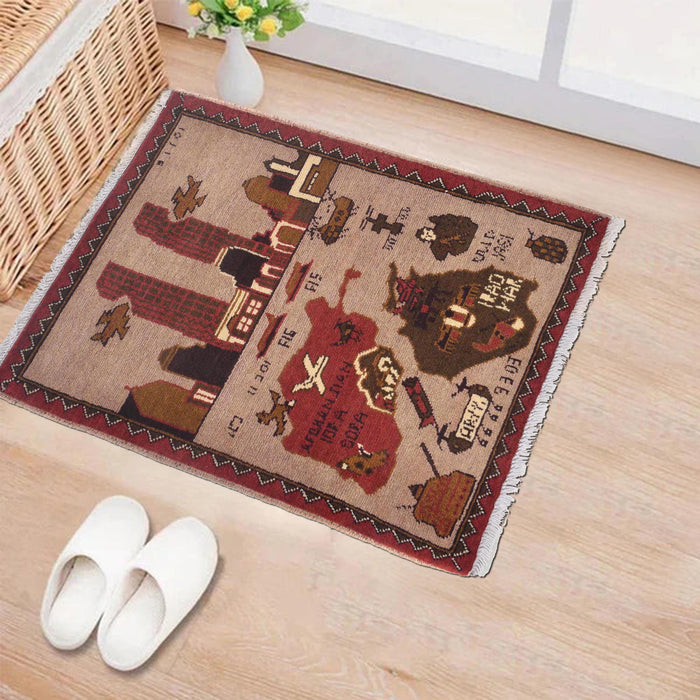 Traditional 9/11 War Decor Carpet 2.8x2 ft
