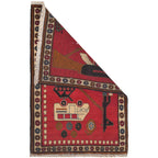 Tribal Heritage Battle AK-47 Carpet 3.1x1.9 ft