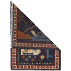 Unique AK-47 Afghan Tribal War Rug 2.8x2 ft