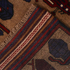 Collector’s Afghan War Weapons Rug 6x4.4 ft