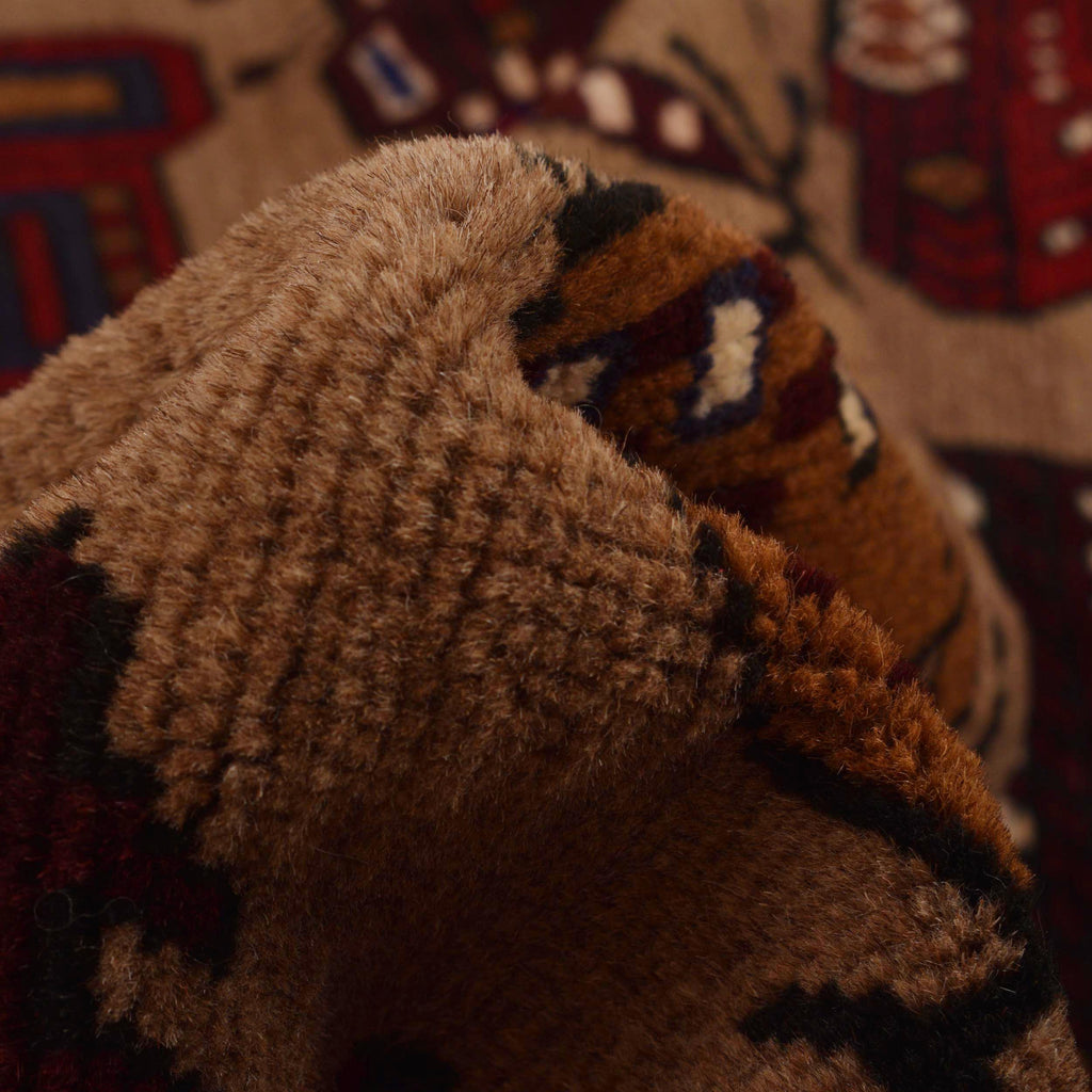 Collector’s Afghan War Weapons Rug 6x4.4 ft