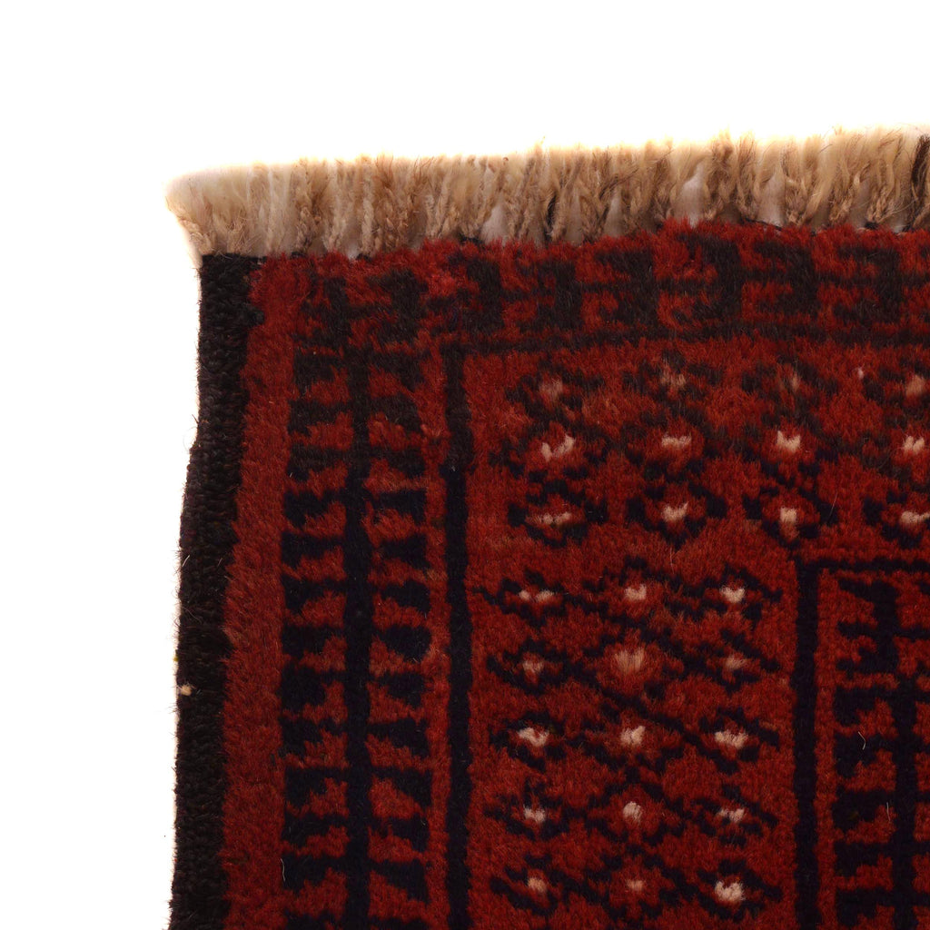 Afghan Prayer Rug Traditional Weave 4.2x2.9 ft