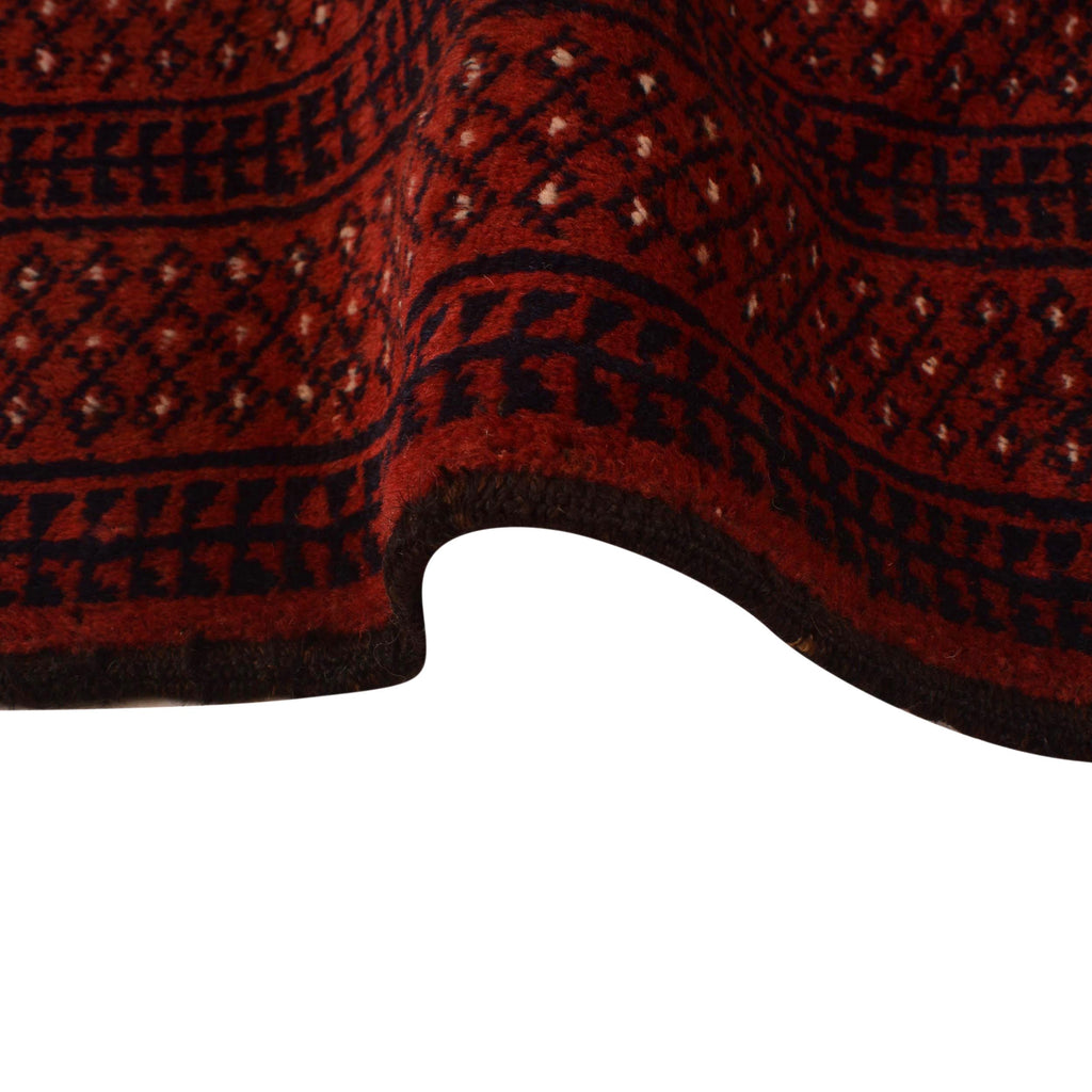 Afghan Prayer Rug Traditional Weave 4.2x2.9 ft