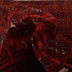 Afghan Prayer Rug Traditional Weave 4.2x2.9 ft