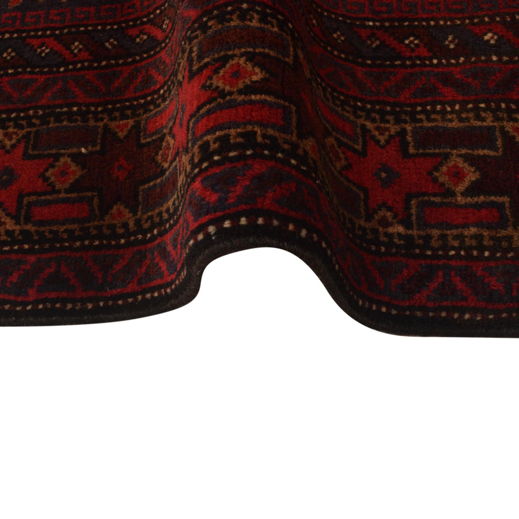 Afghan Nomadic Wool Prayer Mat 4.5x2.9 ft