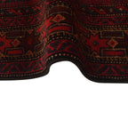 Afghan Nomadic Wool Prayer Mat 4.5x2.9 ft