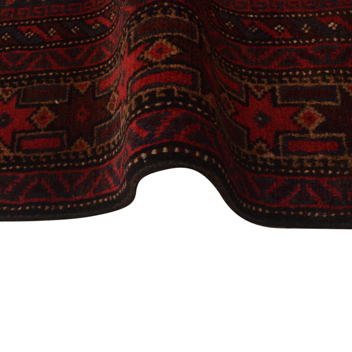 Afghan Nomadic Wool Prayer Mat 4.5x2.9 ft