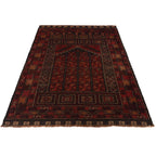 Prayer Mat Afghan Loomed Craft 4.6x3 ft