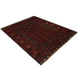 Prayer Mat Afghan Loomed Craft 4.6x3 ft