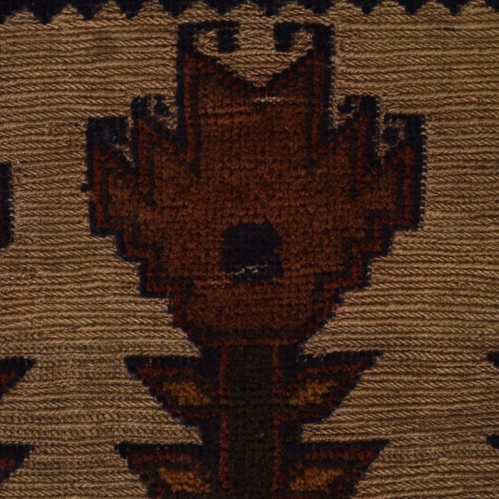 Handmade Afghan Prayer Rug Piece 4.2x2.6 ft