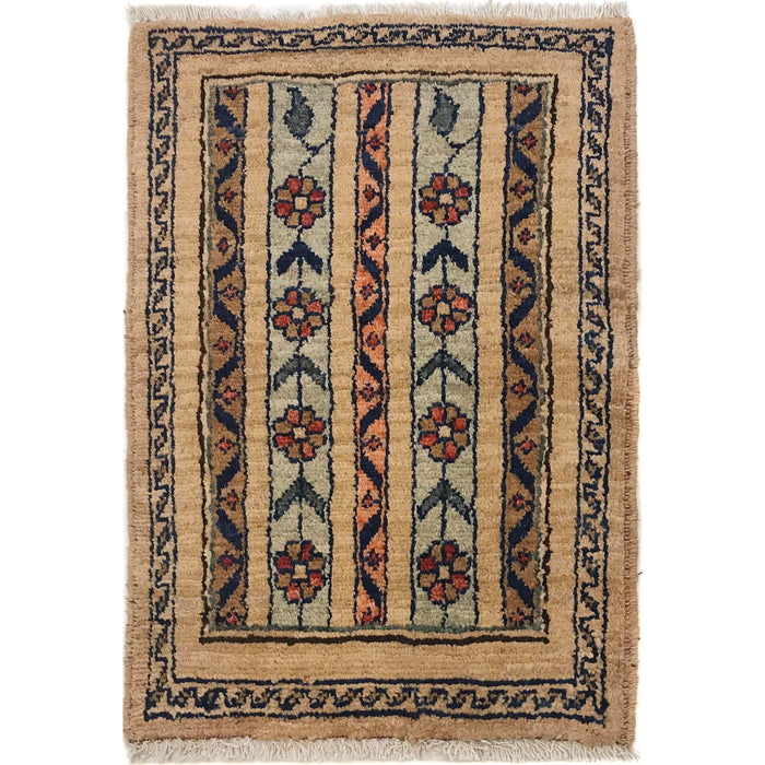 Tribal Wool Afghan Mini Doormat 2x1.4 ft