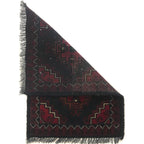 Ethnic Pattern Mini Floor Rug 1.9x1.3 ft