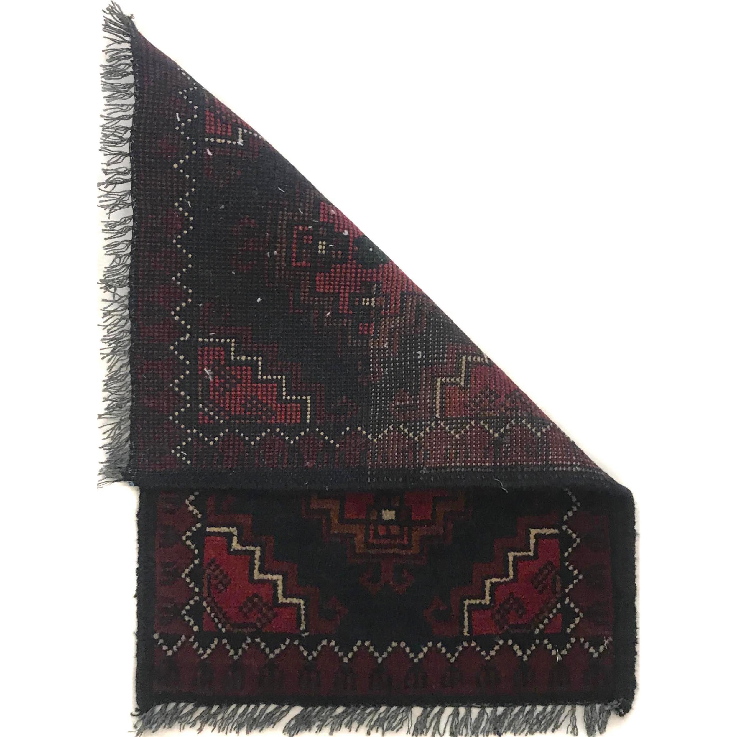 Ethnic Pattern Mini Floor Rug 1.9x1.3 ft