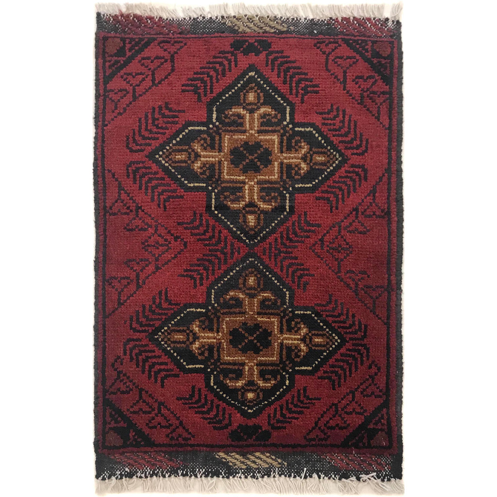 Handloomed Tribal Home Mat 2.2x1.4 ft