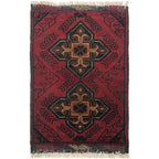 Handloomed Tribal Home Mat 2.2x1.4 ft