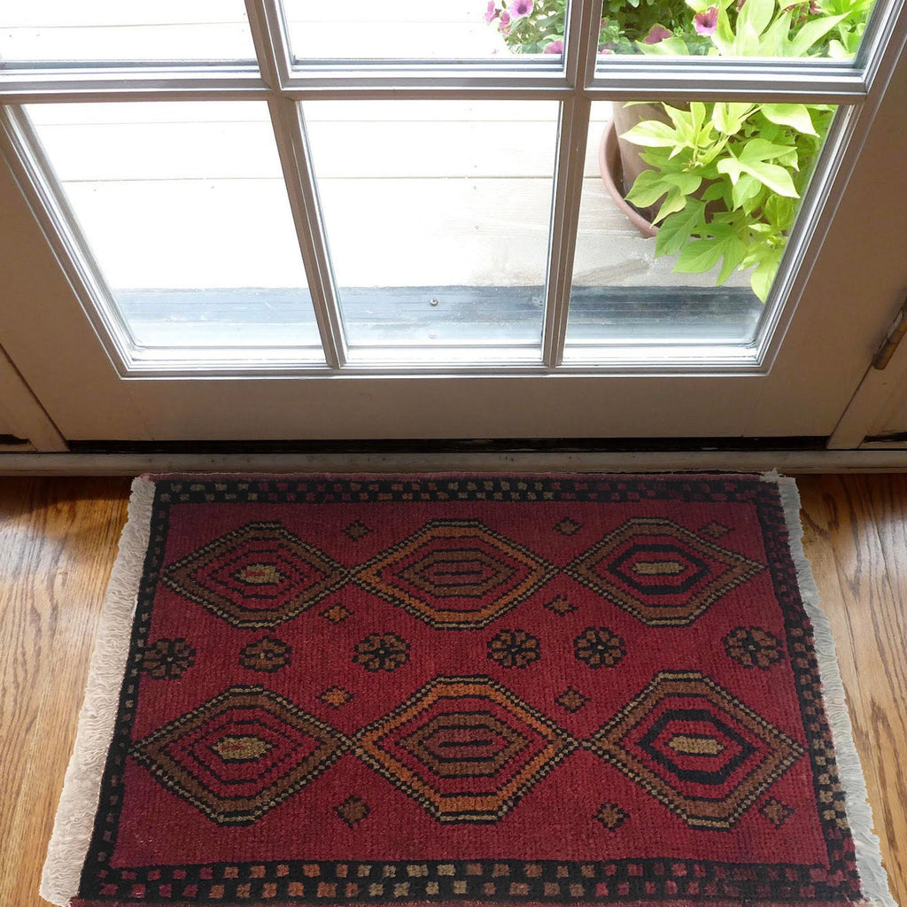 Compact Decorative Door Mat 1.9x1.4 ft