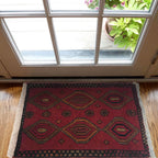 Compact Decorative Door Mat 1.9x1.4 ft