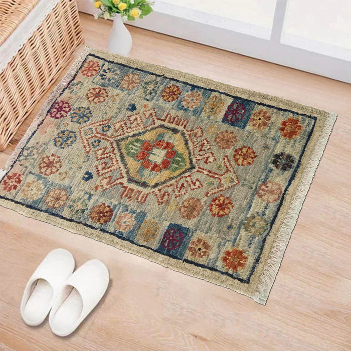 Mini Wool Soft Nomadic Rug 1.8x1.3 ft
