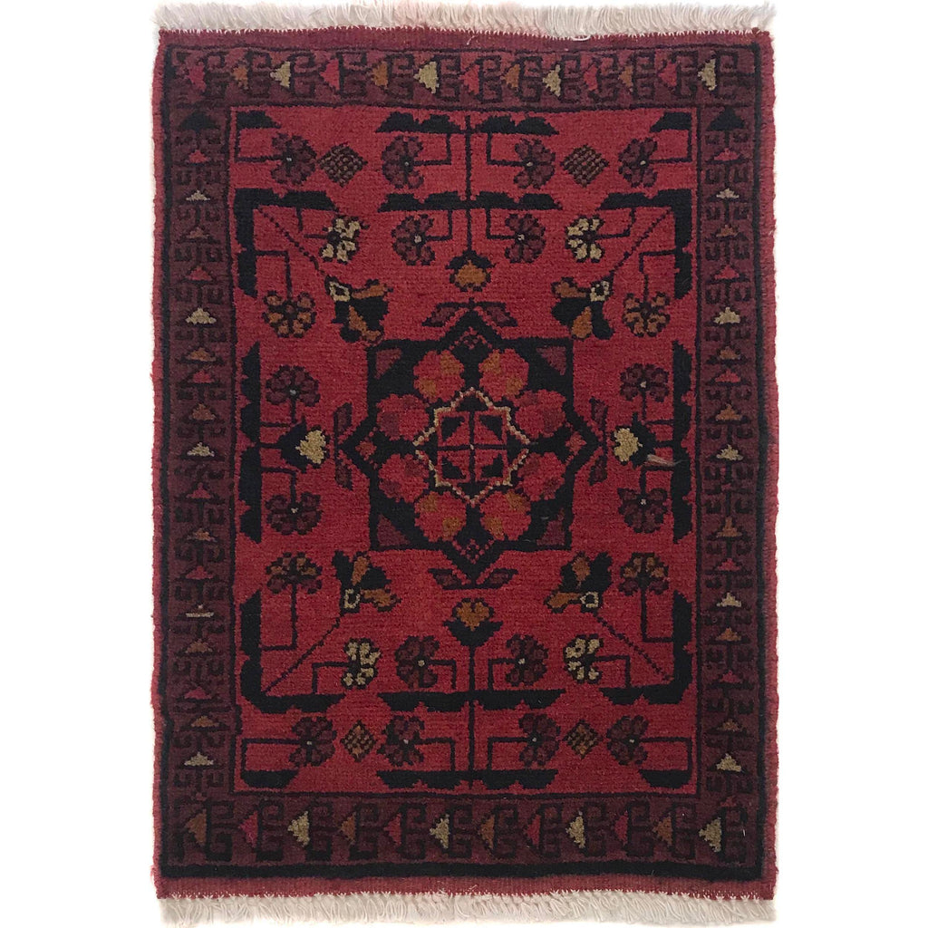 Artisanal Soft Wool Floor Mat 2x1.4 ft