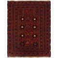Afghan Nomad Crafted Prayer Rug 3.9x2.8 ft
