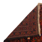 Afghan Nomad Crafted Prayer Rug 3.9x2.8 ft