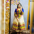 New afghan beautiful embroidery dress