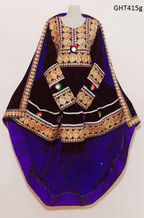 Afghan High-Low Dress – Velvet