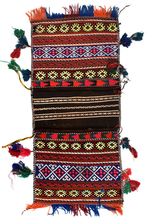 Saddle Bag, Afghan, Afghan, Saddle Bag, Hand-Knotted,