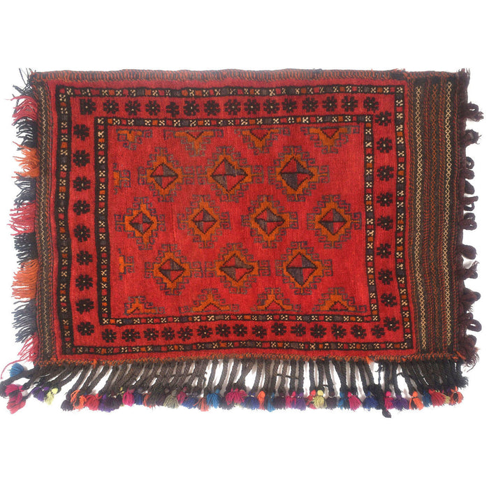 Baluch Design, Pashtun Hand-Knotted, Baluch Handwoven, 
