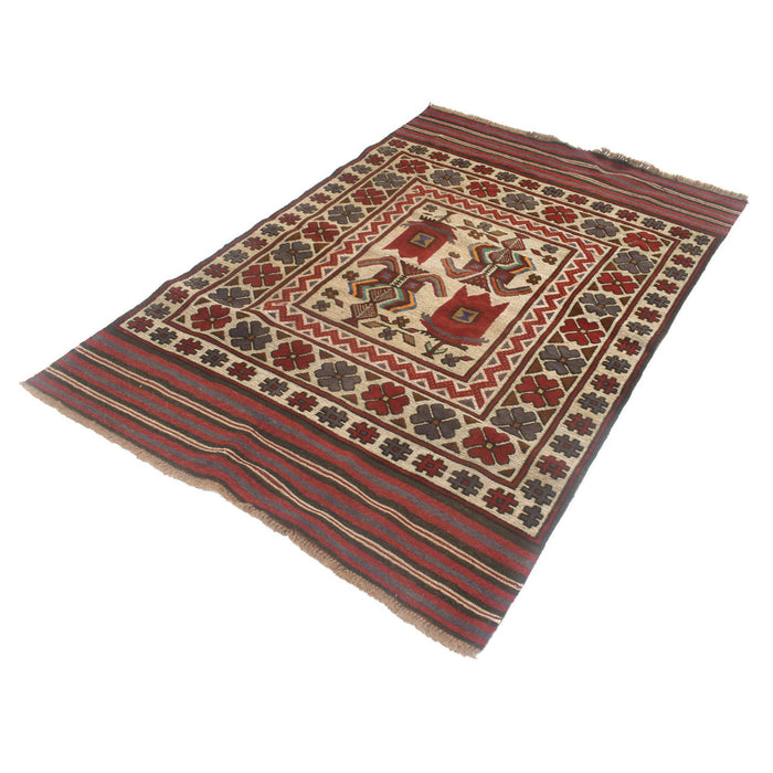Pashtun masters, traditional Afghan rug, 