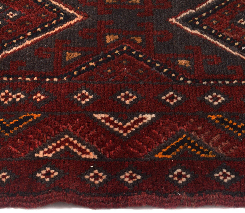 Hand Knotted Runner Rug, 