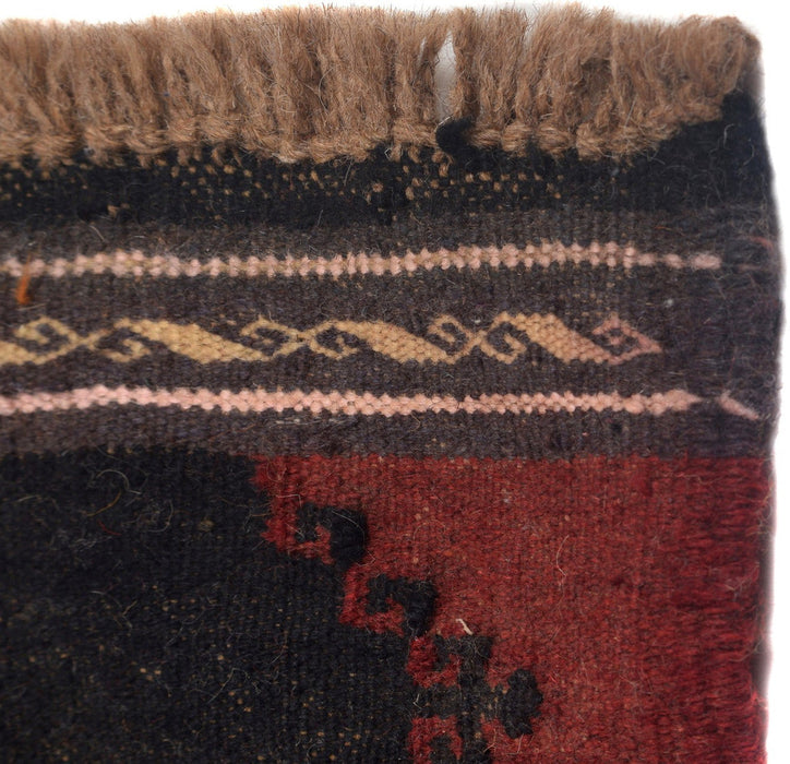 Pashtun, Hand-Knotted, Runner Rug, 
