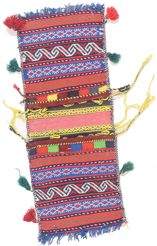 Afghan, Hand Knotted Saddle Bag, Pashtun, 