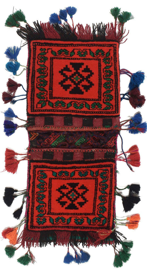 Rugs, Hand Knotted Saddle Bag, Pashtun, Hand-Knotted,