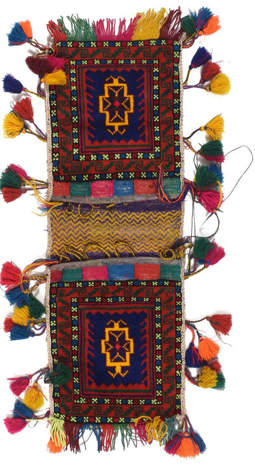 Saddle Bag, Rugs, Hand Knotted Saddle Bag, Pashtun, Hand-Knotted,