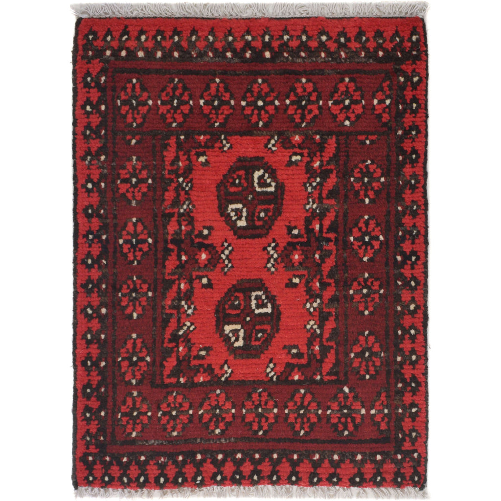 Mini Wool Tribal Entry Mat 2x1.5 ft