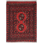 Mini Wool Tribal Entry Mat 2x1.5 ft
