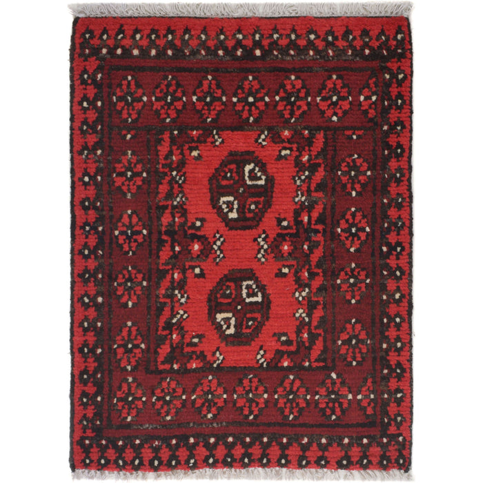 Mini Wool Tribal Entry Mat 2x1.5 ft